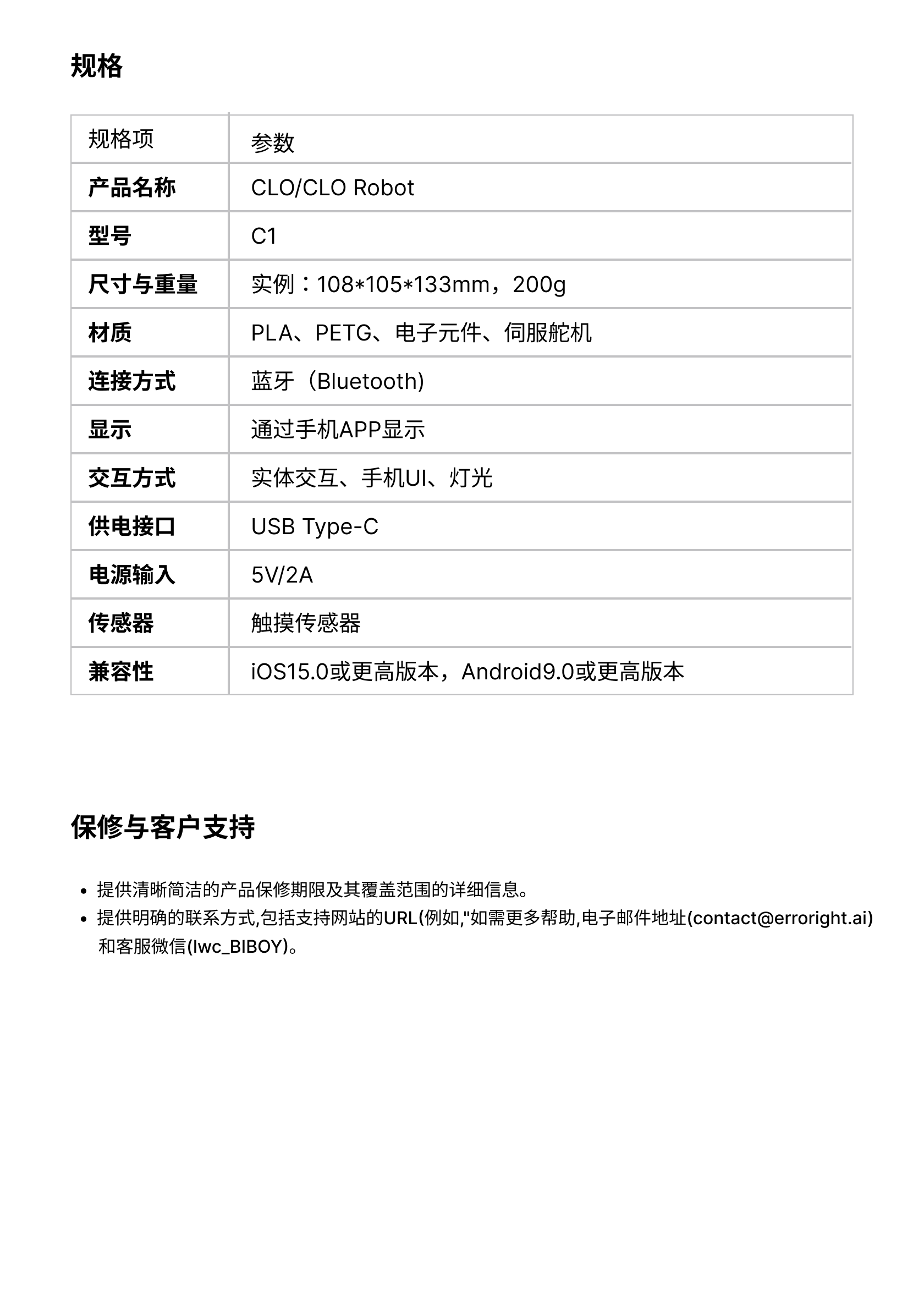 CLO规格说明图 6